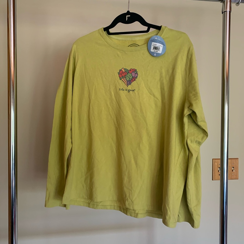 Life is Good Veggie Long Sleeve Tee